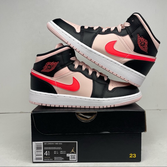 Nike Air Jordan 1 Retro Mid GS “Atmosphere” NEW 2022